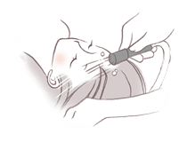 頭皮洗浄の手順.3